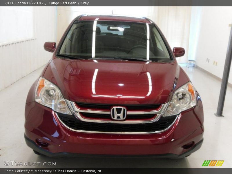 Tango Red Pearl / Gray 2011 Honda CR-V EX-L