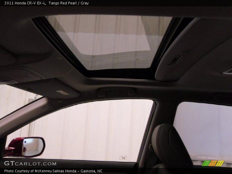 Tango Red Pearl / Gray 2011 Honda CR-V EX-L