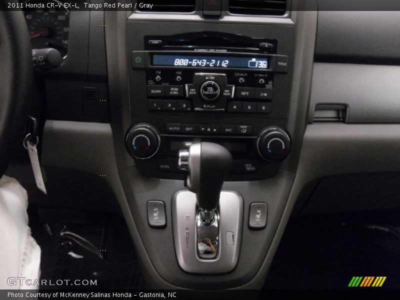 Tango Red Pearl / Gray 2011 Honda CR-V EX-L