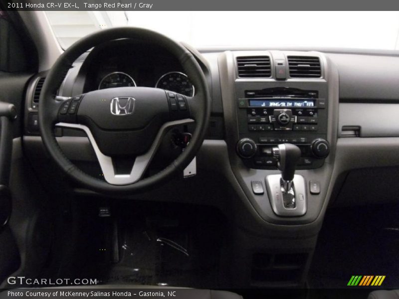 Tango Red Pearl / Gray 2011 Honda CR-V EX-L