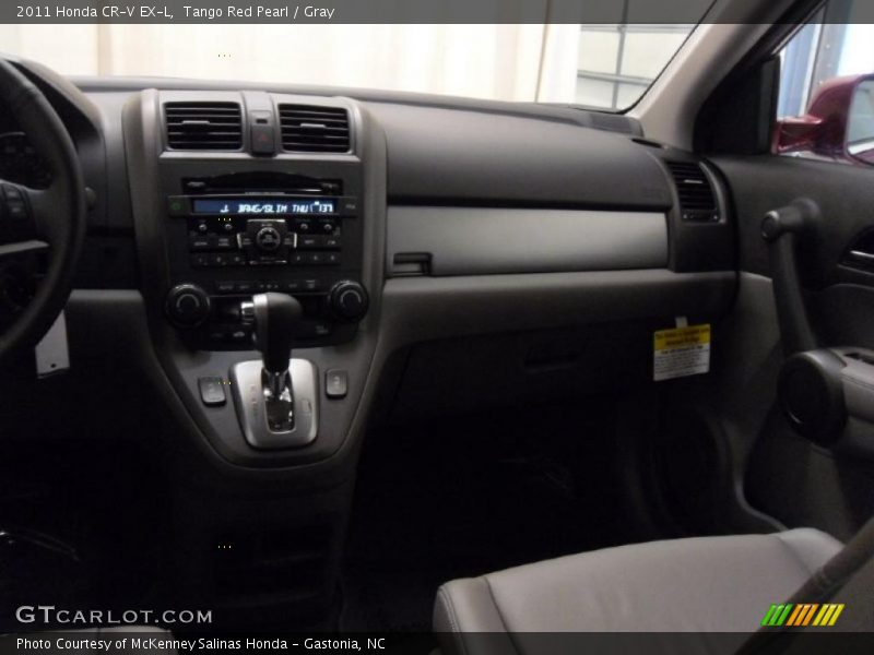 Tango Red Pearl / Gray 2011 Honda CR-V EX-L
