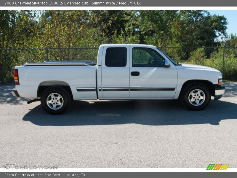 Summit White / Medium Oak 2000 Chevrolet Silverado 1500 LS Extended Cab