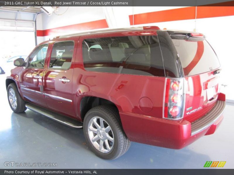 Red Jewel Tintcoat / Cocoa/Light Cashmere 2011 GMC Yukon XL Denali