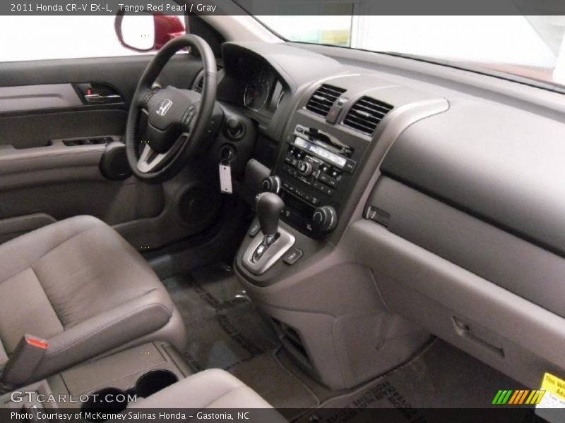 Tango Red Pearl / Gray 2011 Honda CR-V EX-L