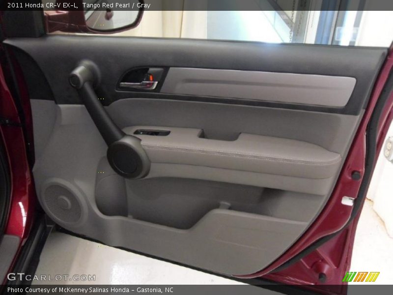 Tango Red Pearl / Gray 2011 Honda CR-V EX-L