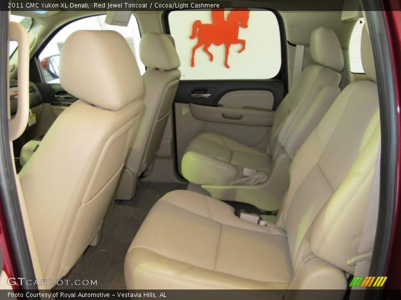 Red Jewel Tintcoat / Cocoa/Light Cashmere 2011 GMC Yukon XL Denali