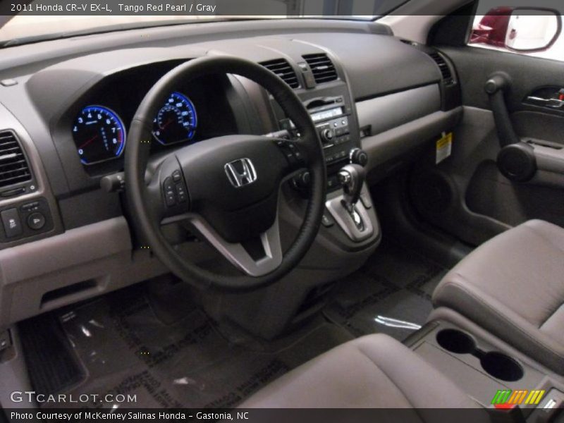  2011 CR-V EX-L Gray Interior