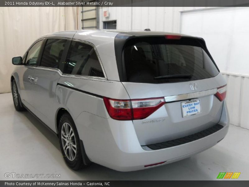 Alabaster Silver Metallic / Gray 2011 Honda Odyssey EX-L