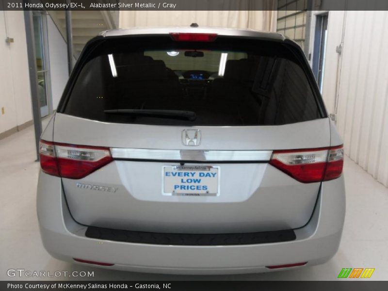 Alabaster Silver Metallic / Gray 2011 Honda Odyssey EX-L