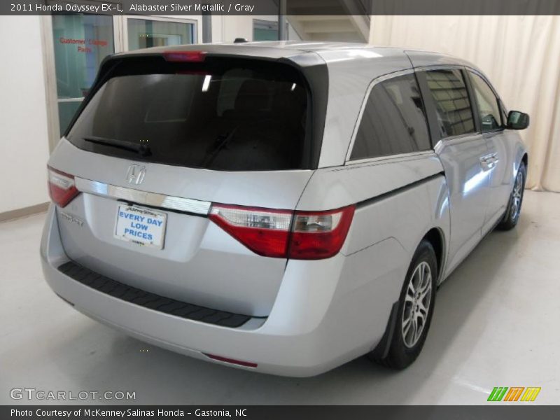 Alabaster Silver Metallic / Gray 2011 Honda Odyssey EX-L