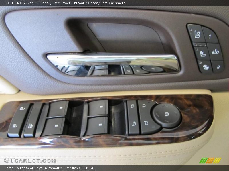 Red Jewel Tintcoat / Cocoa/Light Cashmere 2011 GMC Yukon XL Denali
