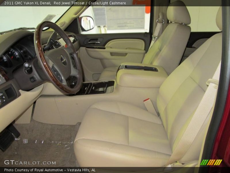 Red Jewel Tintcoat / Cocoa/Light Cashmere 2011 GMC Yukon XL Denali