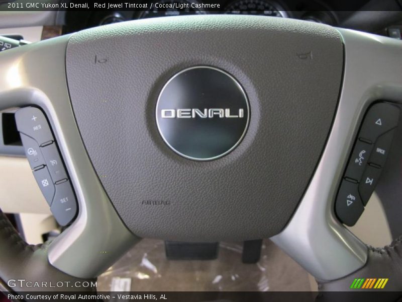 Red Jewel Tintcoat / Cocoa/Light Cashmere 2011 GMC Yukon XL Denali