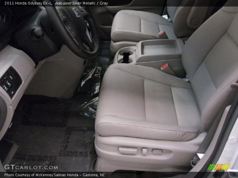 Alabaster Silver Metallic / Gray 2011 Honda Odyssey EX-L