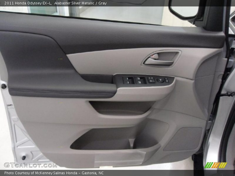 Alabaster Silver Metallic / Gray 2011 Honda Odyssey EX-L