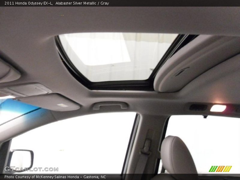 Alabaster Silver Metallic / Gray 2011 Honda Odyssey EX-L