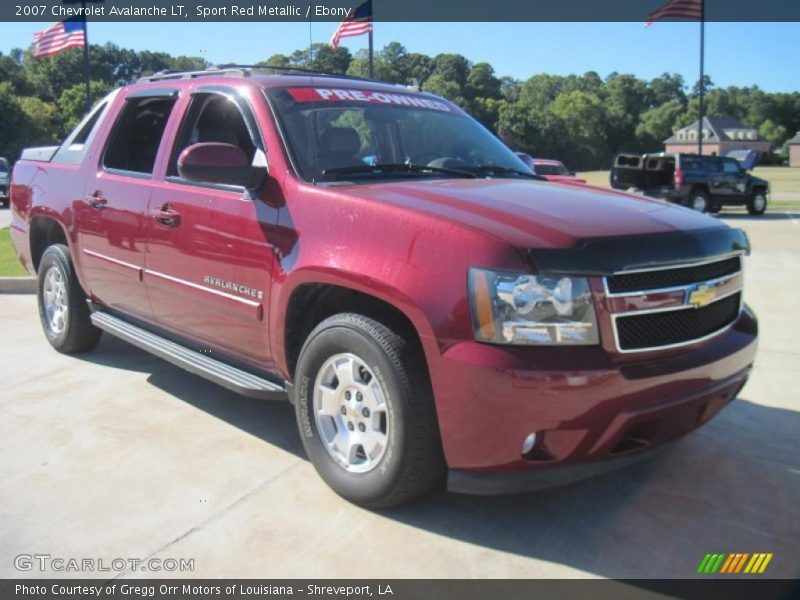 Sport Red Metallic / Ebony 2007 Chevrolet Avalanche LT