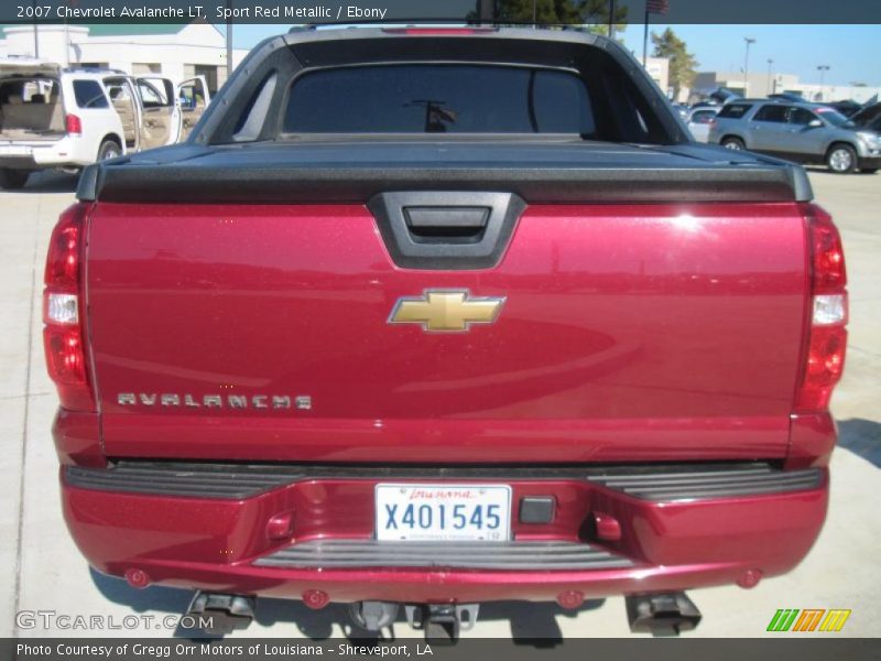 Sport Red Metallic / Ebony 2007 Chevrolet Avalanche LT