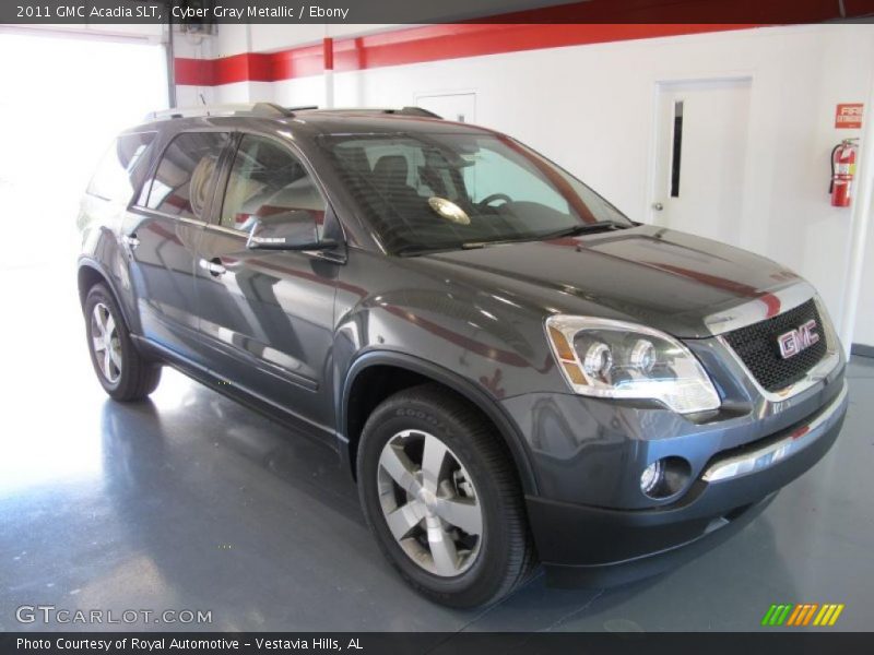 Cyber Gray Metallic / Ebony 2011 GMC Acadia SLT