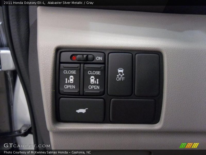 Alabaster Silver Metallic / Gray 2011 Honda Odyssey EX-L
