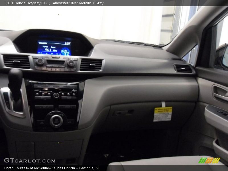 Alabaster Silver Metallic / Gray 2011 Honda Odyssey EX-L
