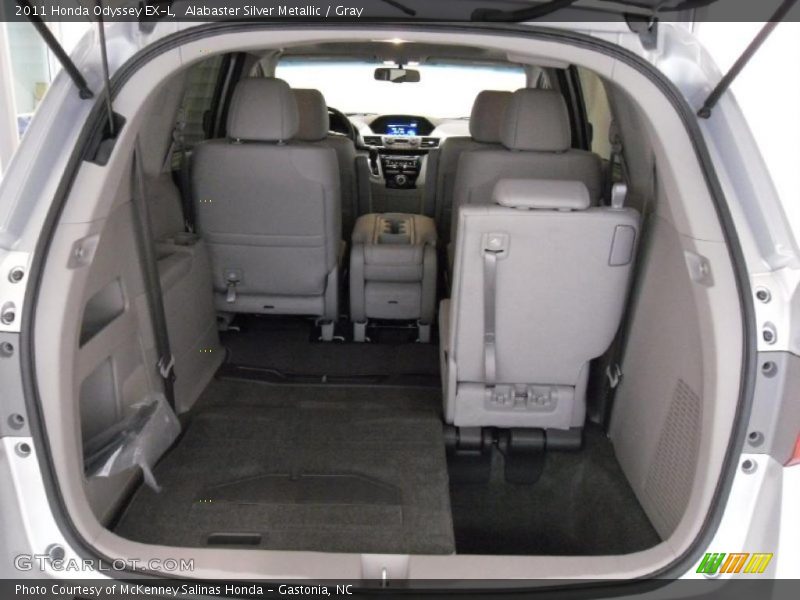  2011 Odyssey EX-L Gray Interior
