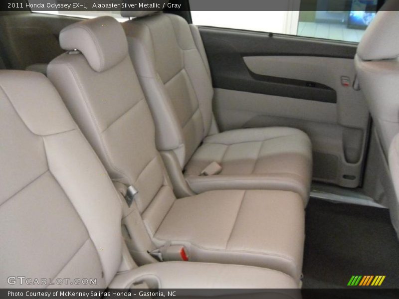  2011 Odyssey EX-L Gray Interior