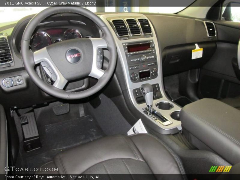  2011 Acadia SLT Ebony Interior