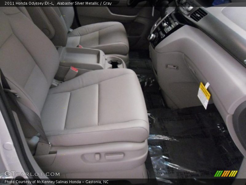 Alabaster Silver Metallic / Gray 2011 Honda Odyssey EX-L