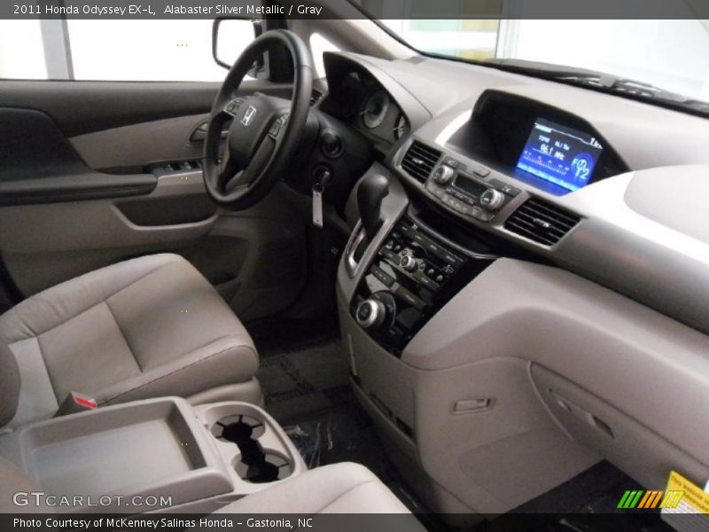 Alabaster Silver Metallic / Gray 2011 Honda Odyssey EX-L