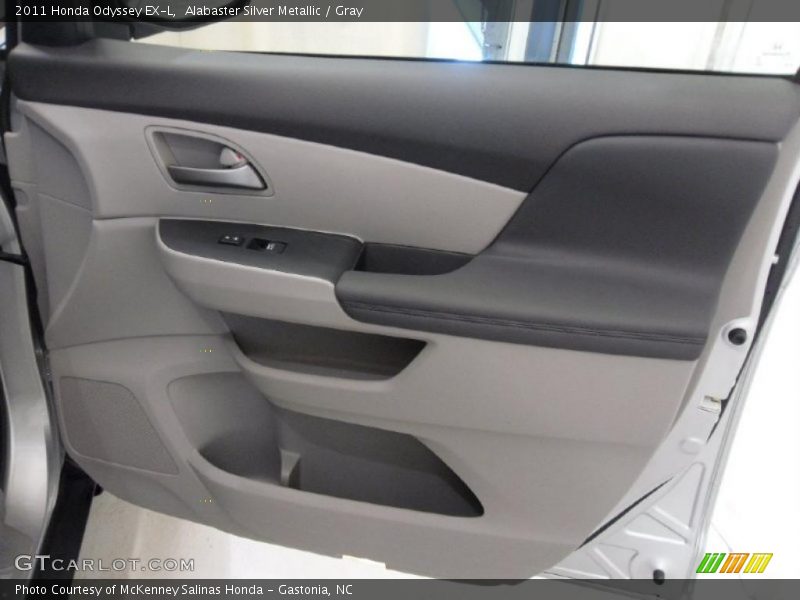 Alabaster Silver Metallic / Gray 2011 Honda Odyssey EX-L