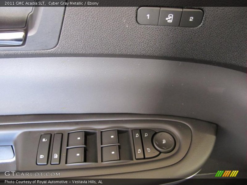 Cyber Gray Metallic / Ebony 2011 GMC Acadia SLT