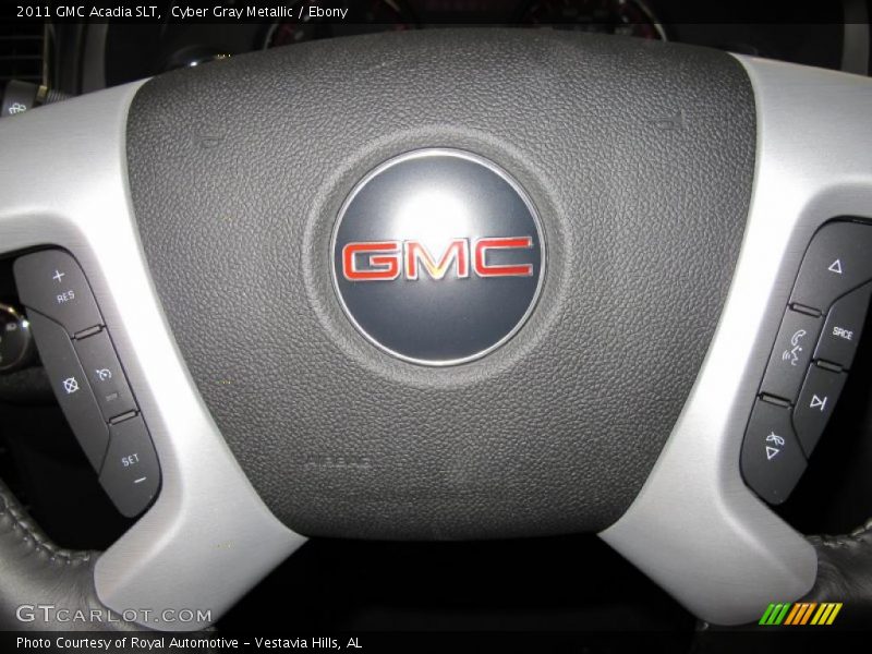 Cyber Gray Metallic / Ebony 2011 GMC Acadia SLT