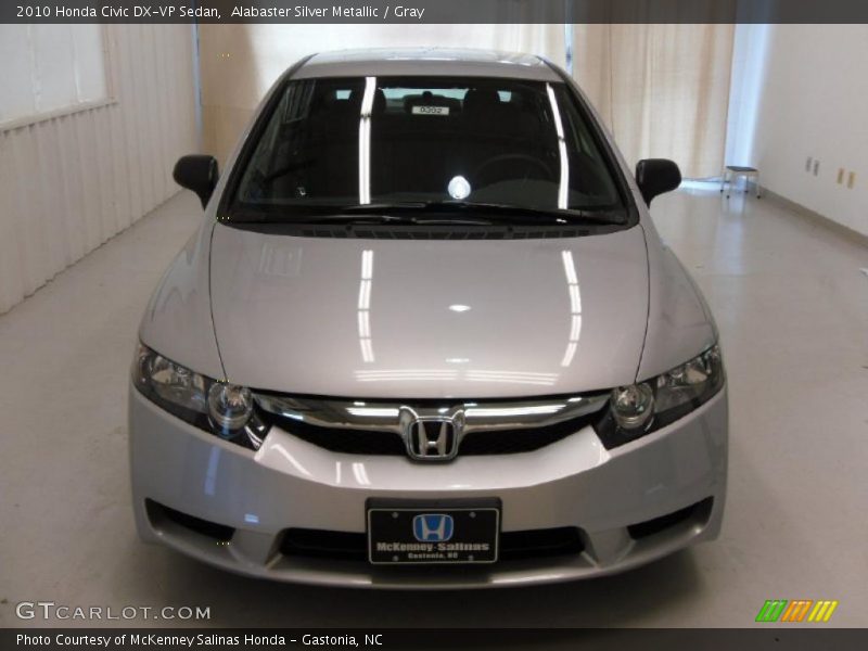 Alabaster Silver Metallic / Gray 2010 Honda Civic DX-VP Sedan
