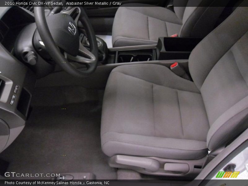 Alabaster Silver Metallic / Gray 2010 Honda Civic DX-VP Sedan