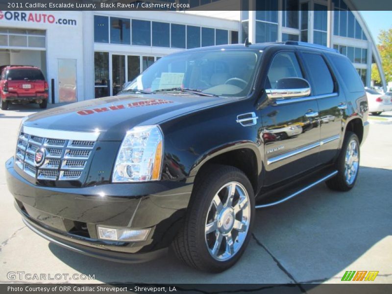 Black Raven / Cashmere/Cocoa 2011 Cadillac Escalade Luxury