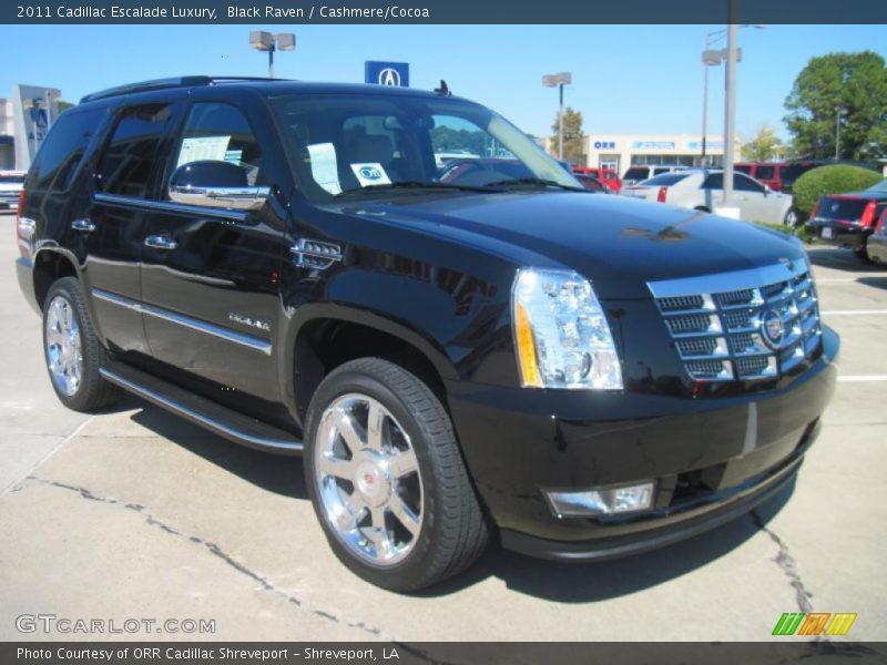 Black Raven / Cashmere/Cocoa 2011 Cadillac Escalade Luxury