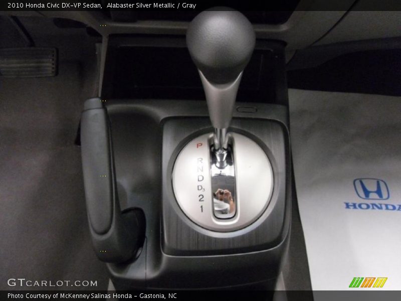  2010 Civic DX-VP Sedan 5 Speed Automatic Shifter