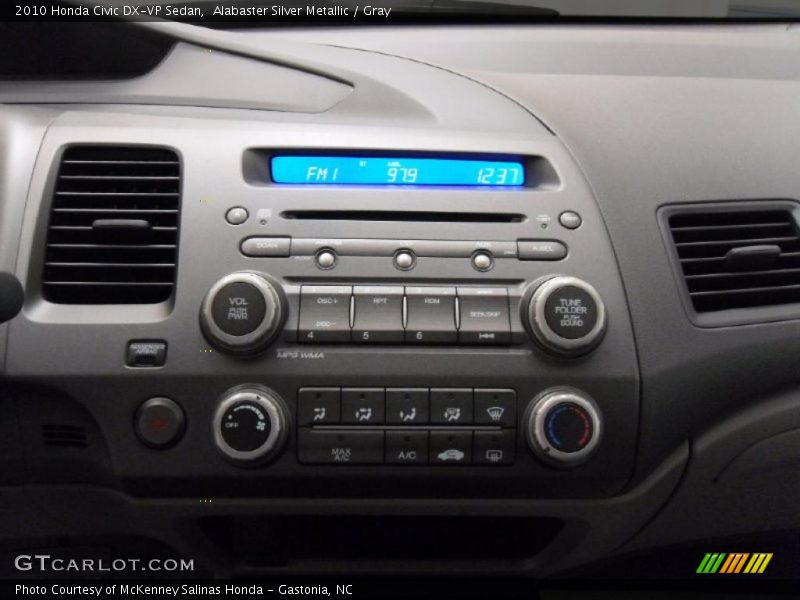 Alabaster Silver Metallic / Gray 2010 Honda Civic DX-VP Sedan