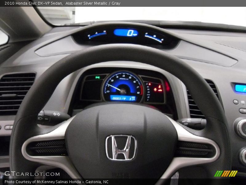 Alabaster Silver Metallic / Gray 2010 Honda Civic DX-VP Sedan