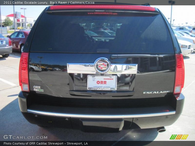 Black Raven / Cashmere/Cocoa 2011 Cadillac Escalade Luxury