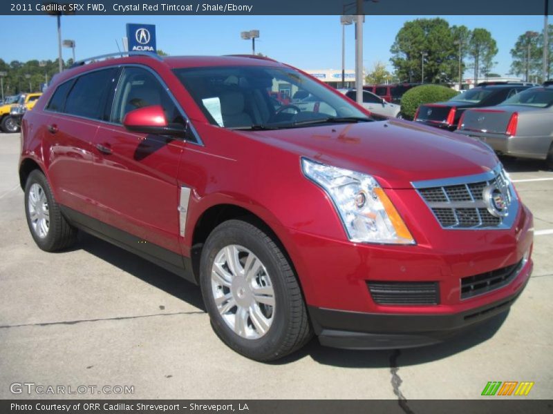 Crystal Red Tintcoat / Shale/Ebony 2011 Cadillac SRX FWD