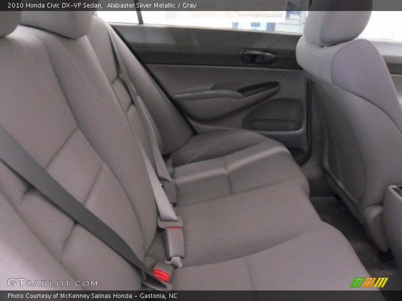 Alabaster Silver Metallic / Gray 2010 Honda Civic DX-VP Sedan