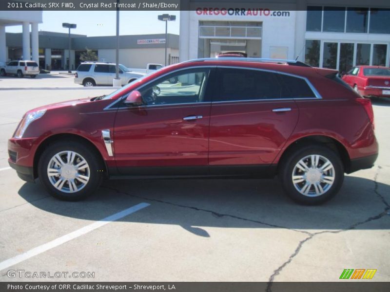 Crystal Red Tintcoat / Shale/Ebony 2011 Cadillac SRX FWD