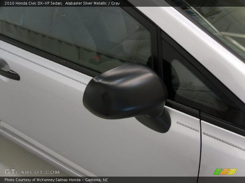 Alabaster Silver Metallic / Gray 2010 Honda Civic DX-VP Sedan
