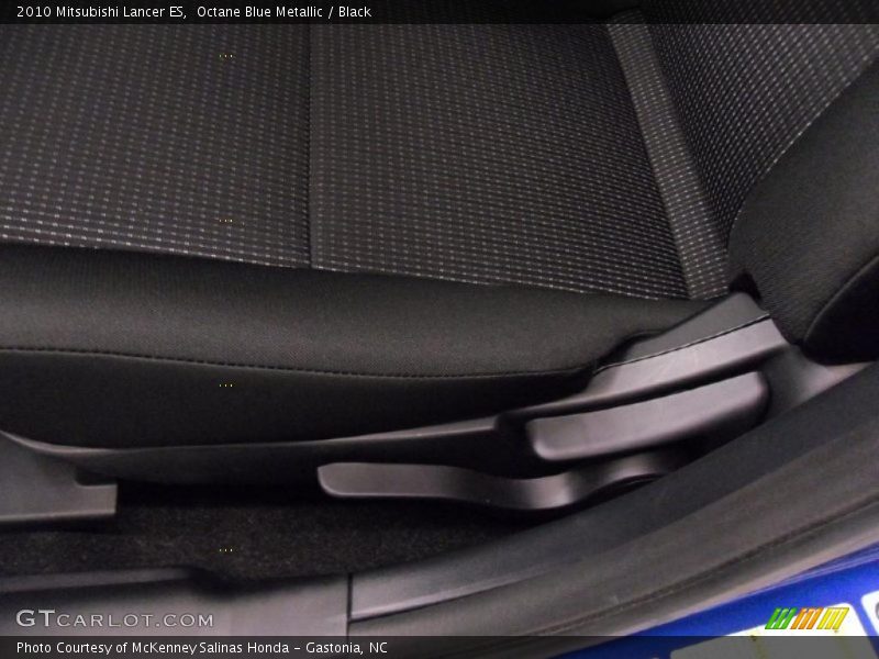 Octane Blue Metallic / Black 2010 Mitsubishi Lancer ES