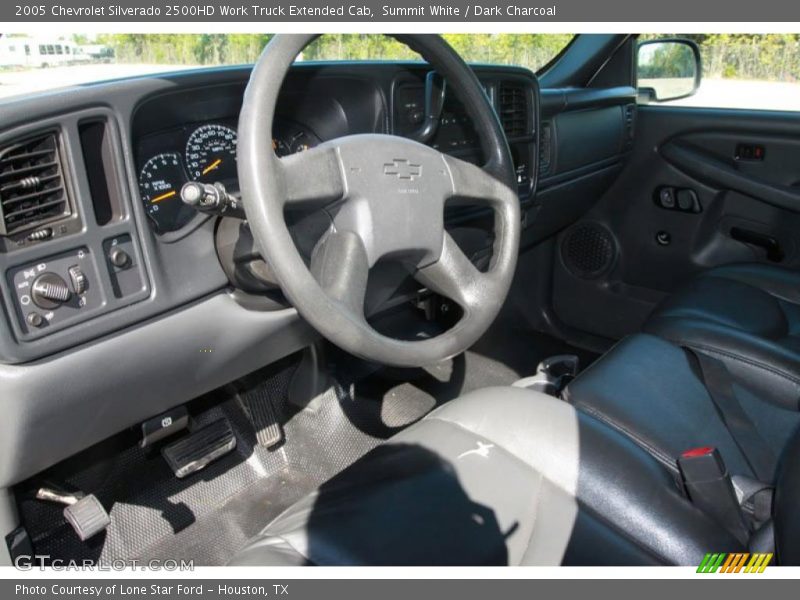 Summit White / Dark Charcoal 2005 Chevrolet Silverado 2500HD Work Truck Extended Cab