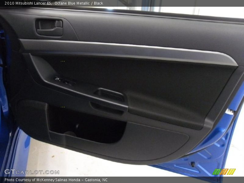 Octane Blue Metallic / Black 2010 Mitsubishi Lancer ES
