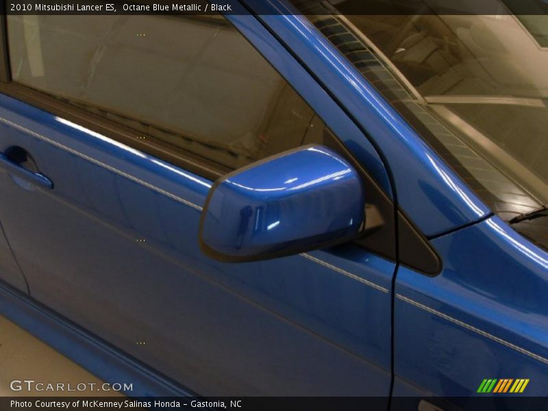 Octane Blue Metallic / Black 2010 Mitsubishi Lancer ES