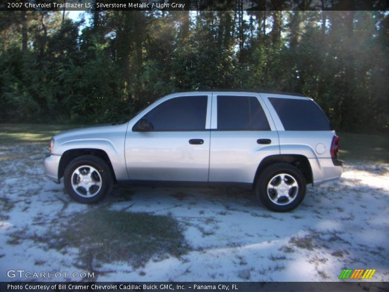 Silverstone Metallic / Light Gray 2007 Chevrolet TrailBlazer LS